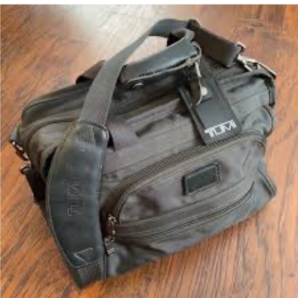 TUMI Dark Gray Men's Messenger Bag